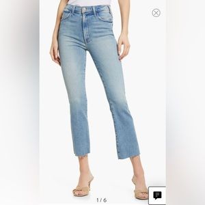MOTHER Hustler Ankle Fray in Au Revoir. Sz 29.